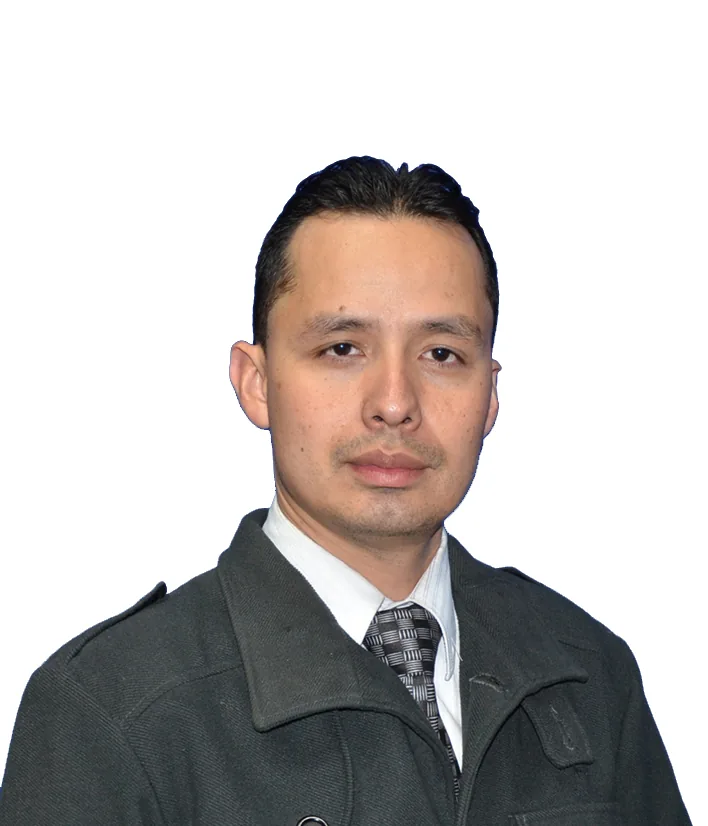 Retrato de Daniel Rios con chaqueta y corbata, conservado de su página original